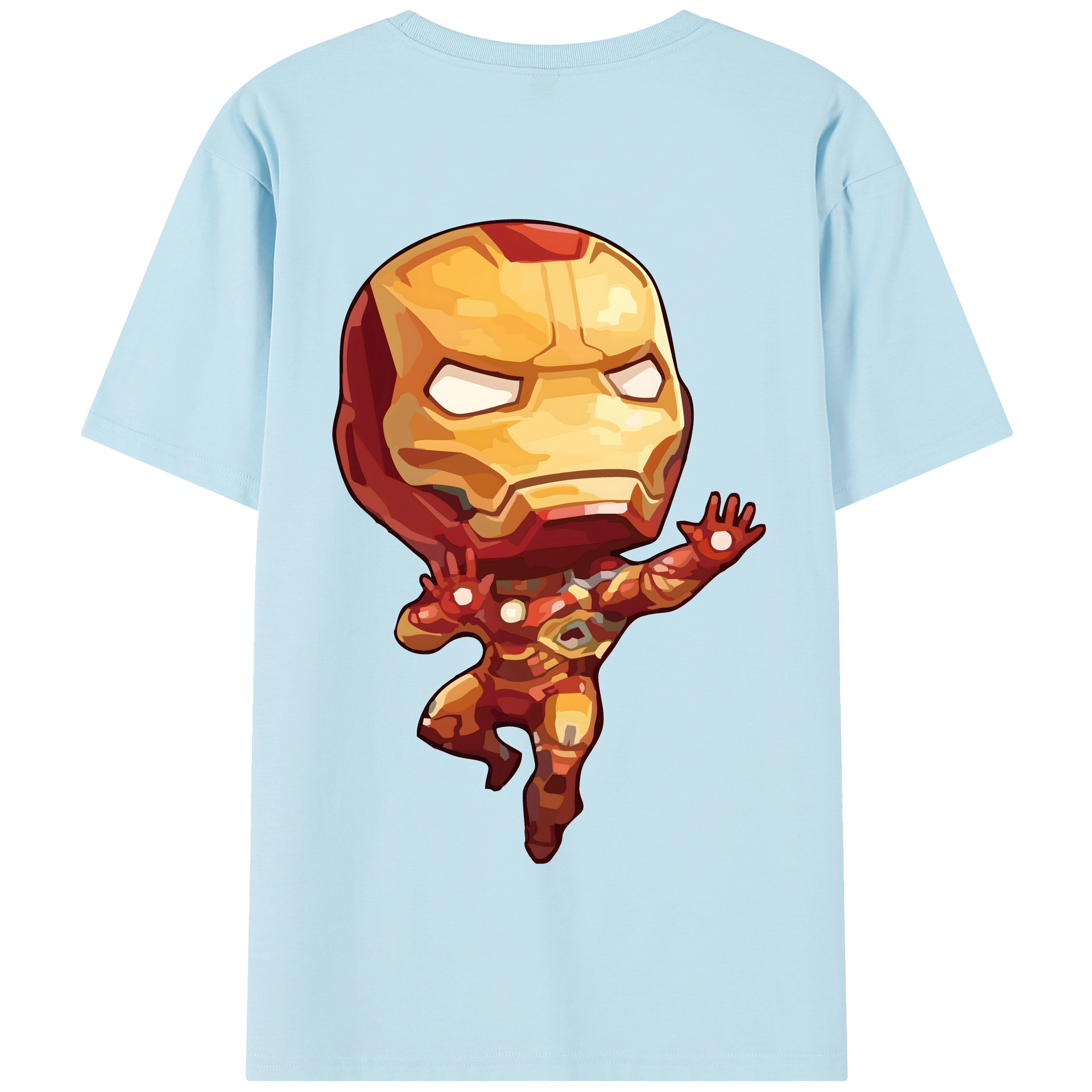 （画像用） アベンジャーズ The Avengers 綿100％半袖Tシャツ（背面プリント）